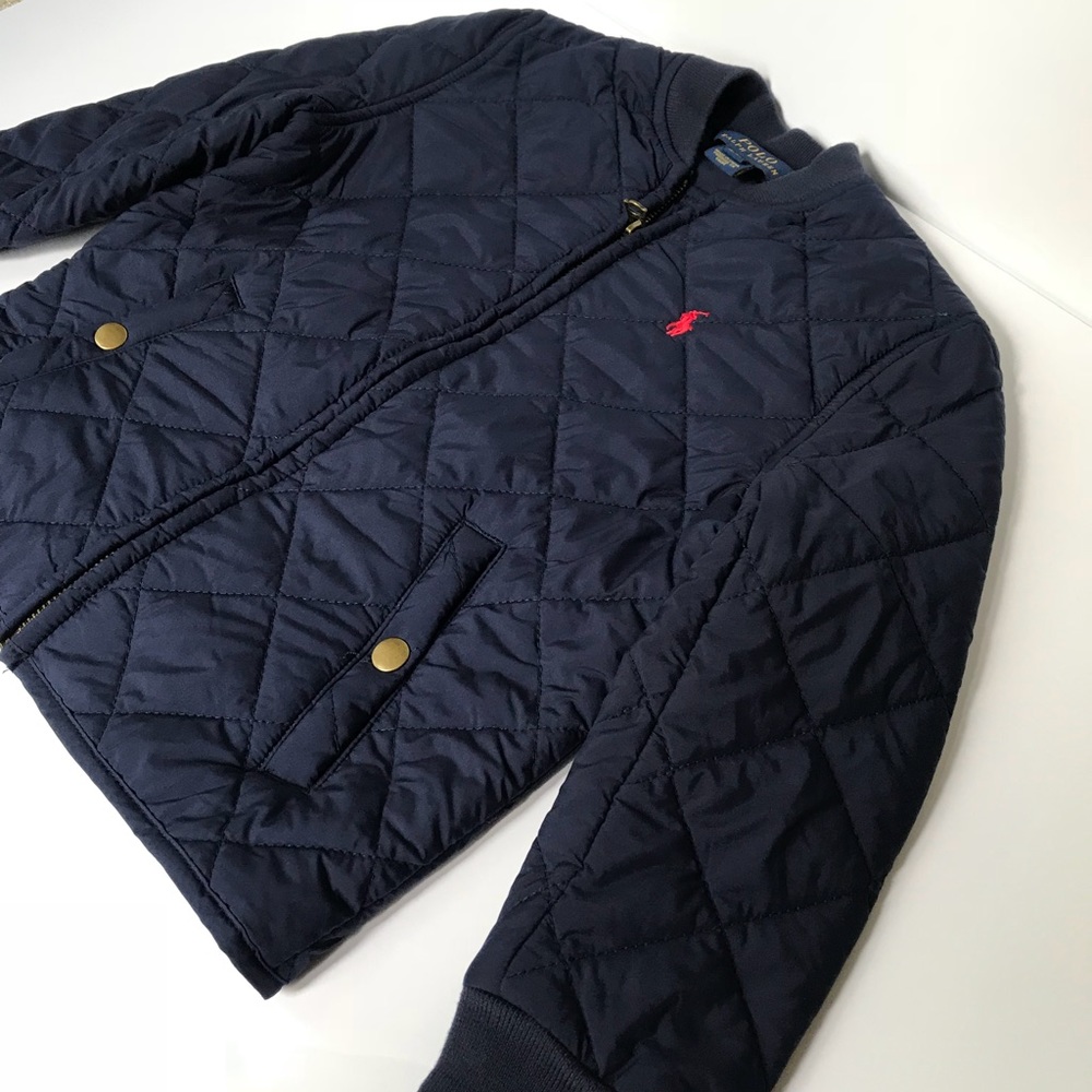 Navy Blue Boys Polo jacket 4/4T